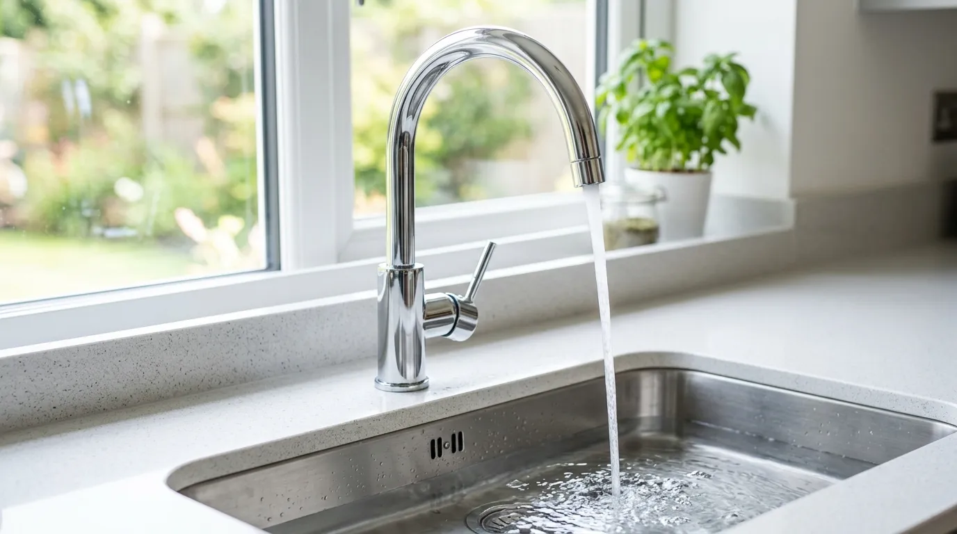 Local Plumbing Master Pros same day plumber fixing a faucet in Clovis, CA